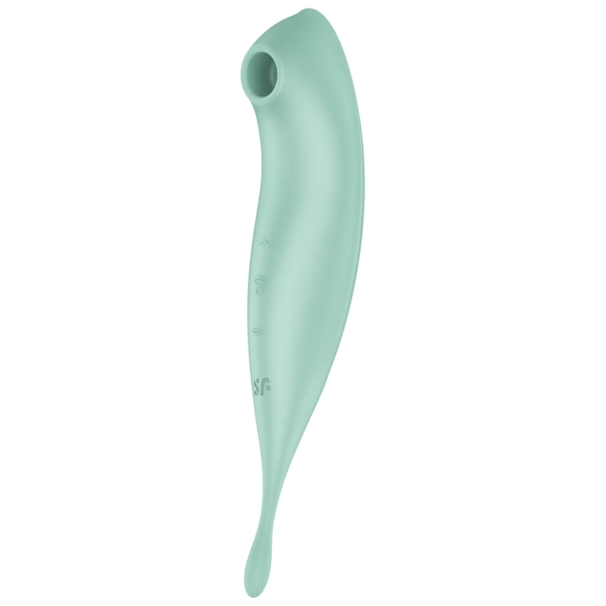 SATISFYER Twirling Pro  Hybrid Clitoral Air Pulse Stimulator & Tip Vibrator (App Controlled) - Mint