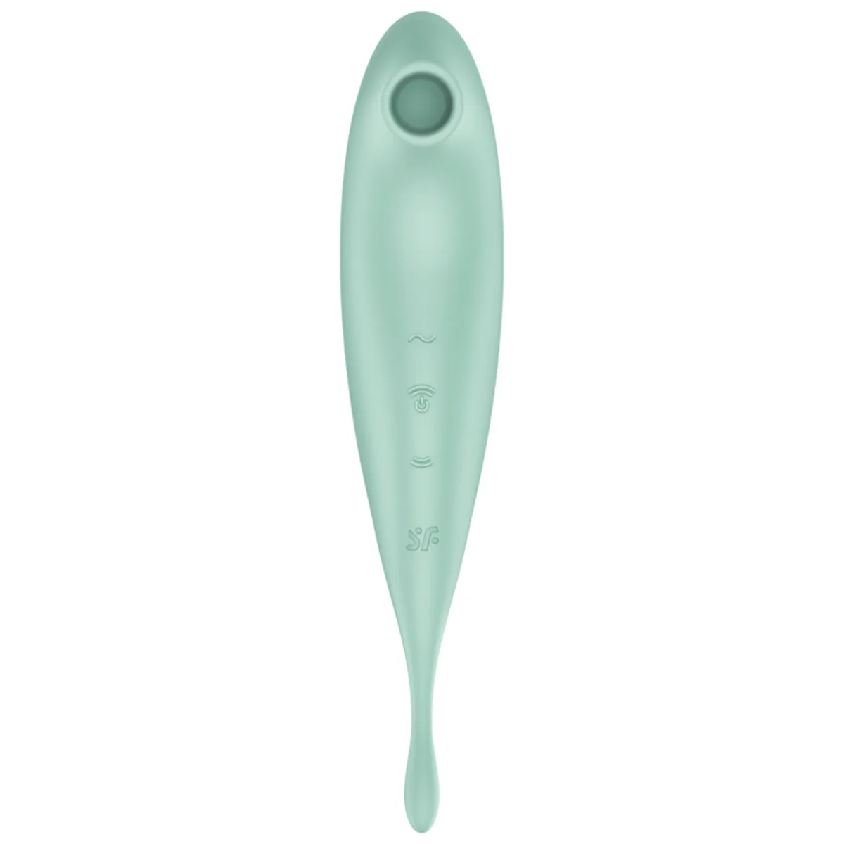 SATISFYER Twirling Pro  Hybrid Clitoral Air Pulse Stimulator & Tip Vibrator (App Controlled) - Mint