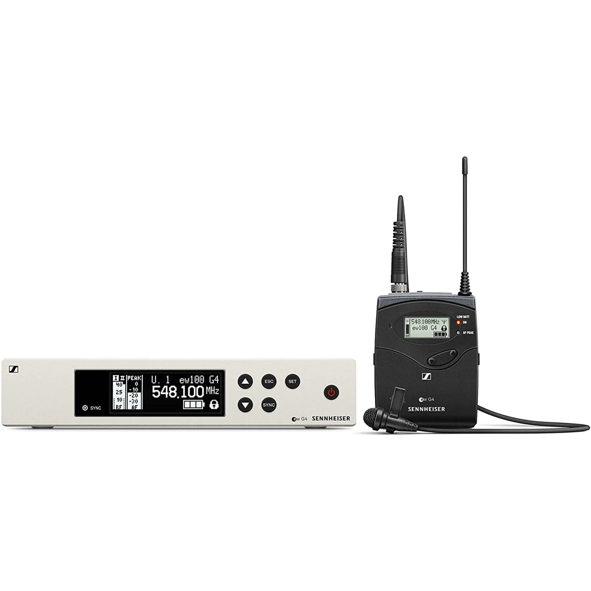 Sennheiser EW 100 G4-ME2-A1 Bodypack Transmitter with ME 2-II Omnidirectional Lavalier Microphone