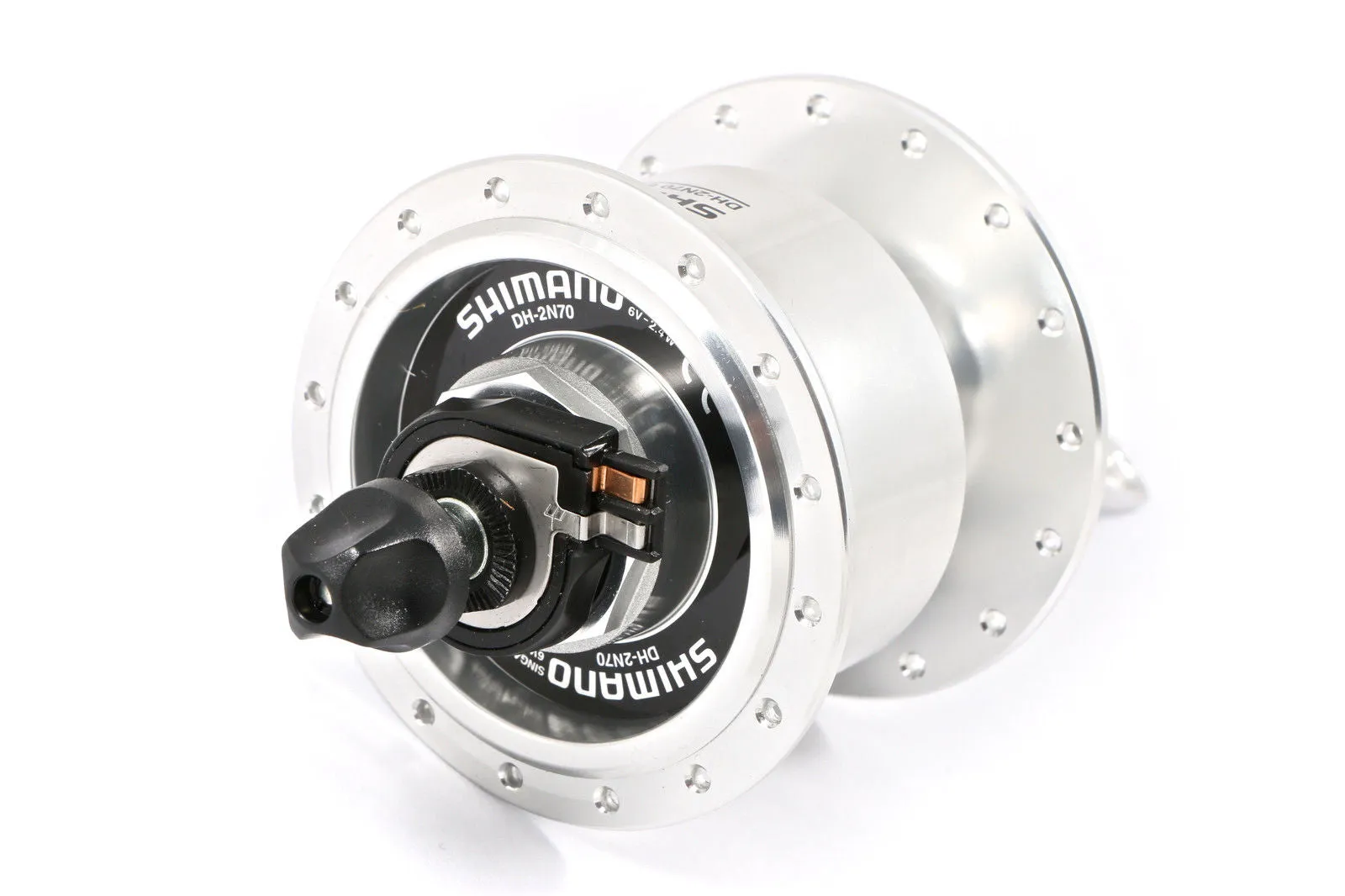 SHIMANO DYNAMO HUB DH-2N70 32 HOLE QUICK RELEASE 6V 2.4W IDEAL HYBRID ETC NEW