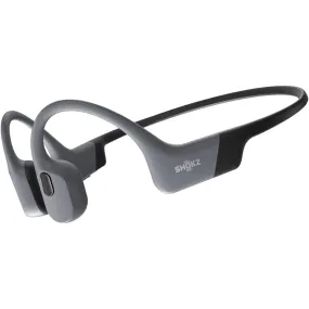 SHOKZ OpenSwim Pro Bone Conduction Sports Headphones - IP68 Waterproof, Open-Ear, 32GB MP3 Storage, Bluetooth 5.4, 9h Playtime, Grey