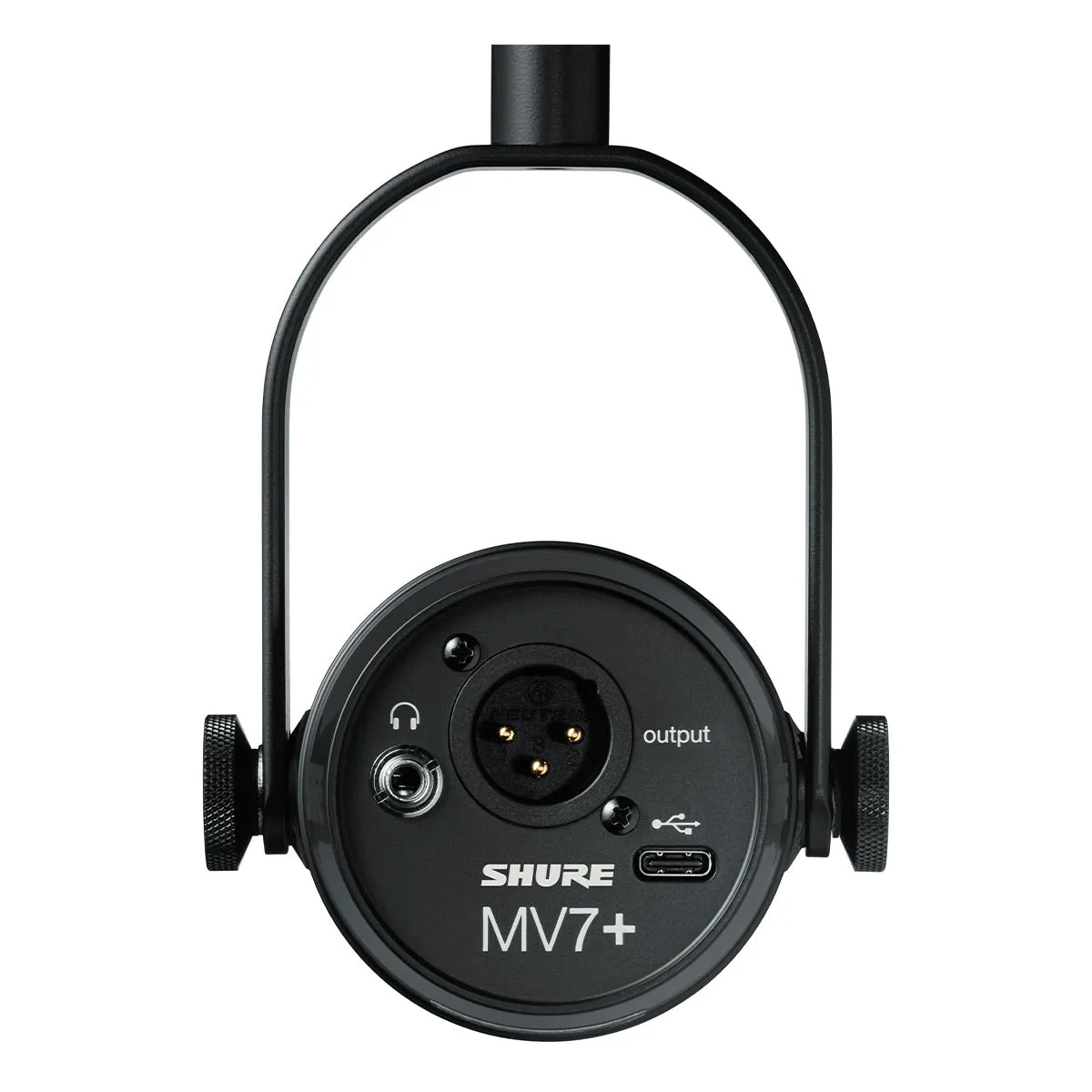 Shure MV7  Hybrid Output USB-C & XLR Podcast Microphone (Black)