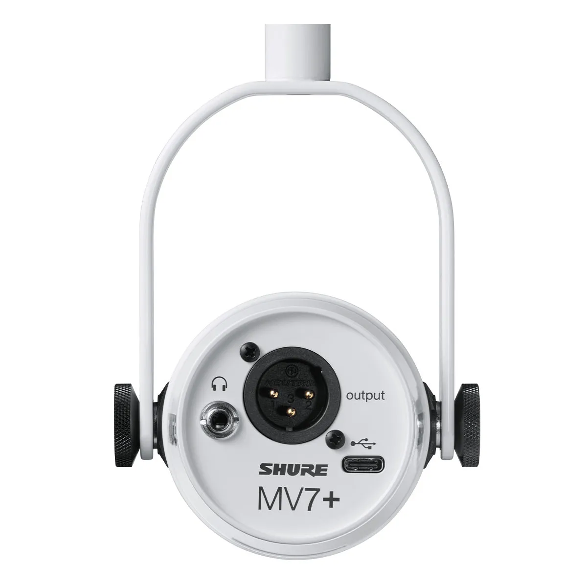 Shure MV7  Hybrid Output USB-C & XLR Podcast Microphone (White)