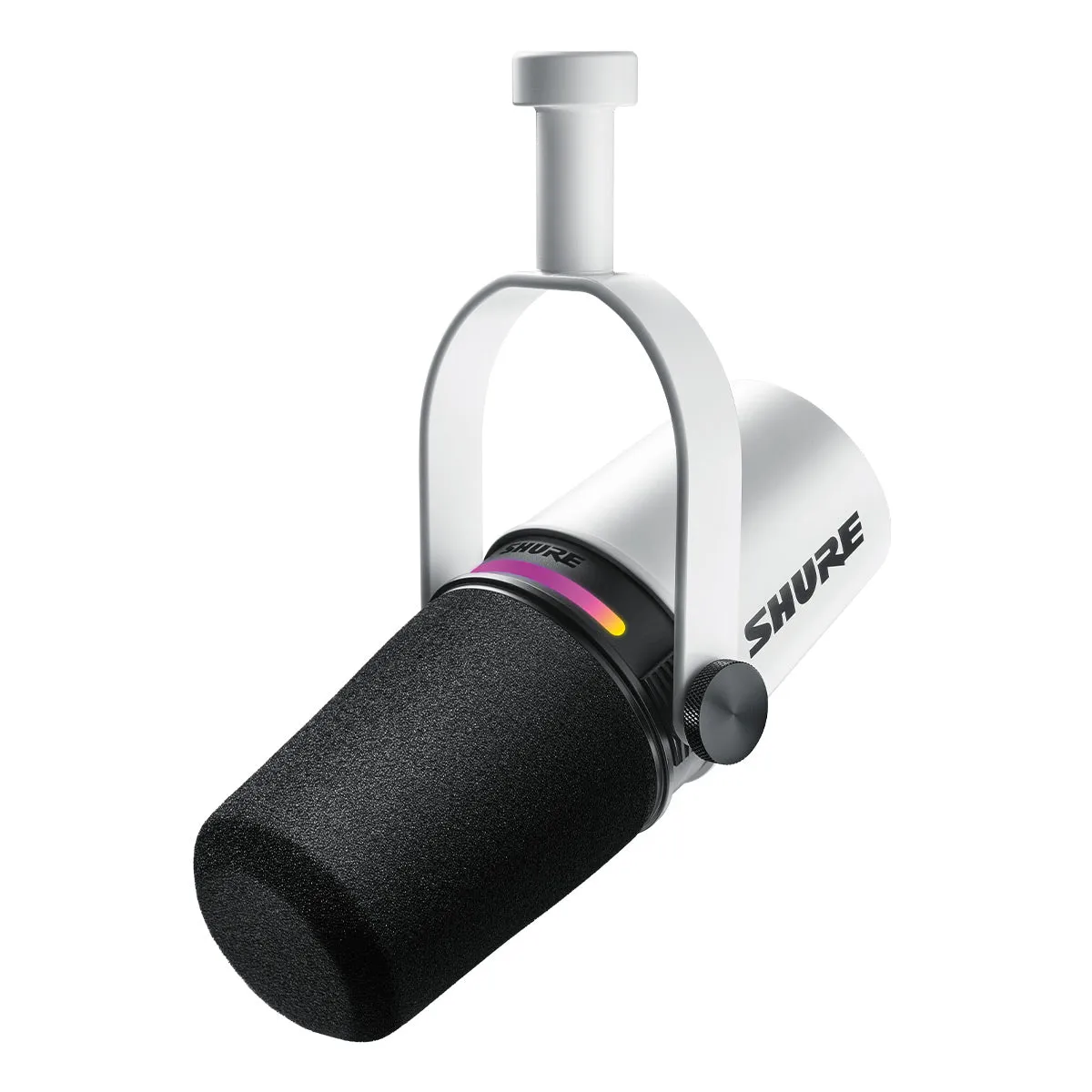 Shure MV7  Hybrid Output USB-C & XLR Podcast Microphone (White)