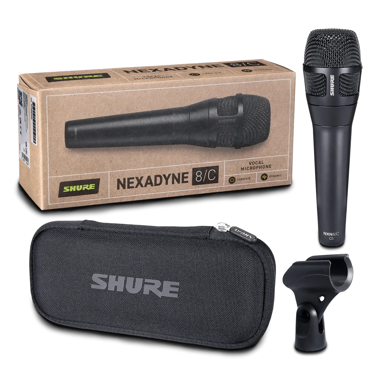 Shure Nexadyne 8/C Dynamic Cardioid Revonic Wired Vocal Microphone