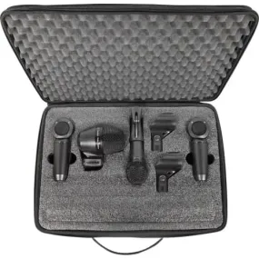 Shure PGA 4pce Studio Mic Kit 1x PGA52, 1x PGA57, 2x PGA181 Adapters, Cables & Carry Case