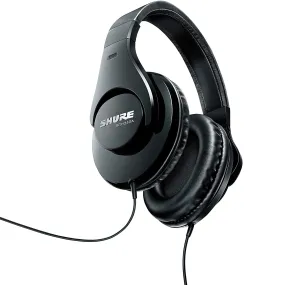 Shure Professional Quality Headphones for Home Recording & Everyday Listening, 40mm Neodymium Dynamic Drivers for Full Bass and Detailed Highs, Threaded 1/4" (6.3 mm) Nickel-Plated Adapter