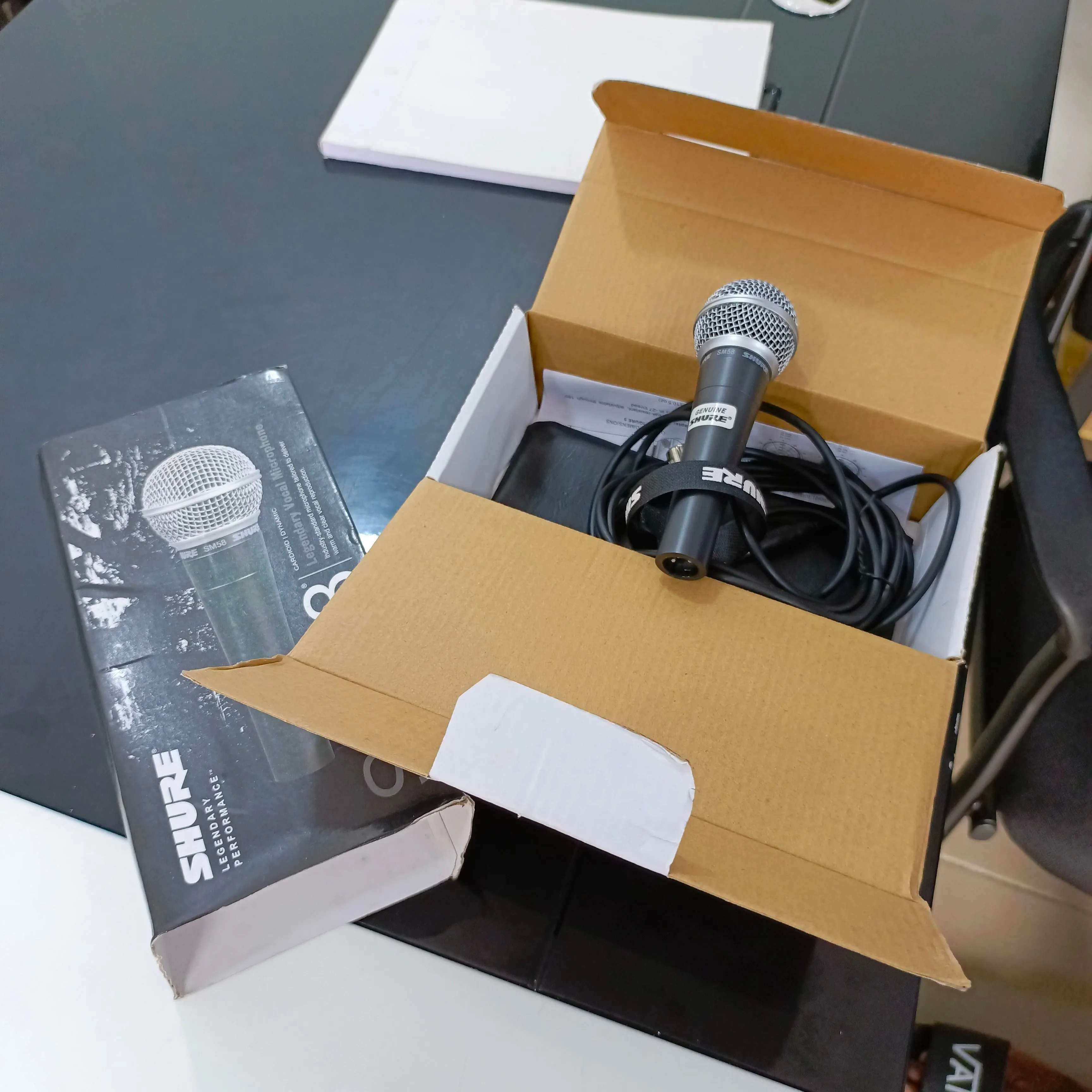 SHURE SM58 Cardioid Dynamic Vocal Wired Microphone - Brand New