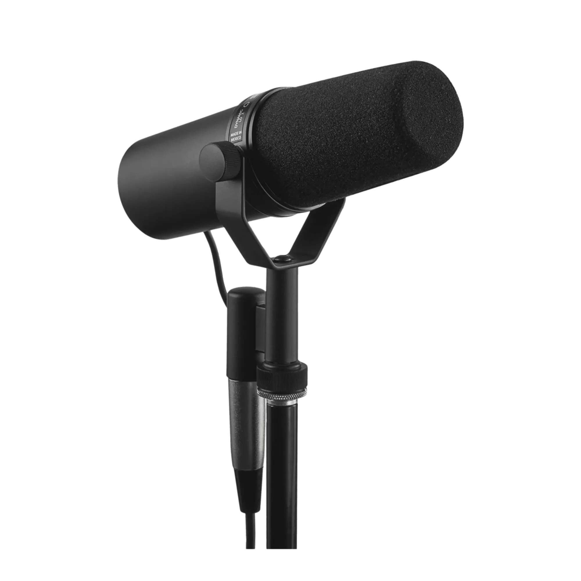 Shure SM7B Cardioid Dynamic Studio Vocal Microphone, includes standard and close-talk windscreens