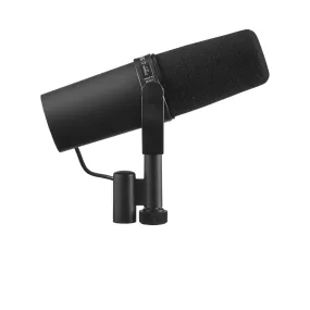 Shure SM7B Cardioid Dynamic Studio Vocal Microphone, includes standard and close-talk windscreens