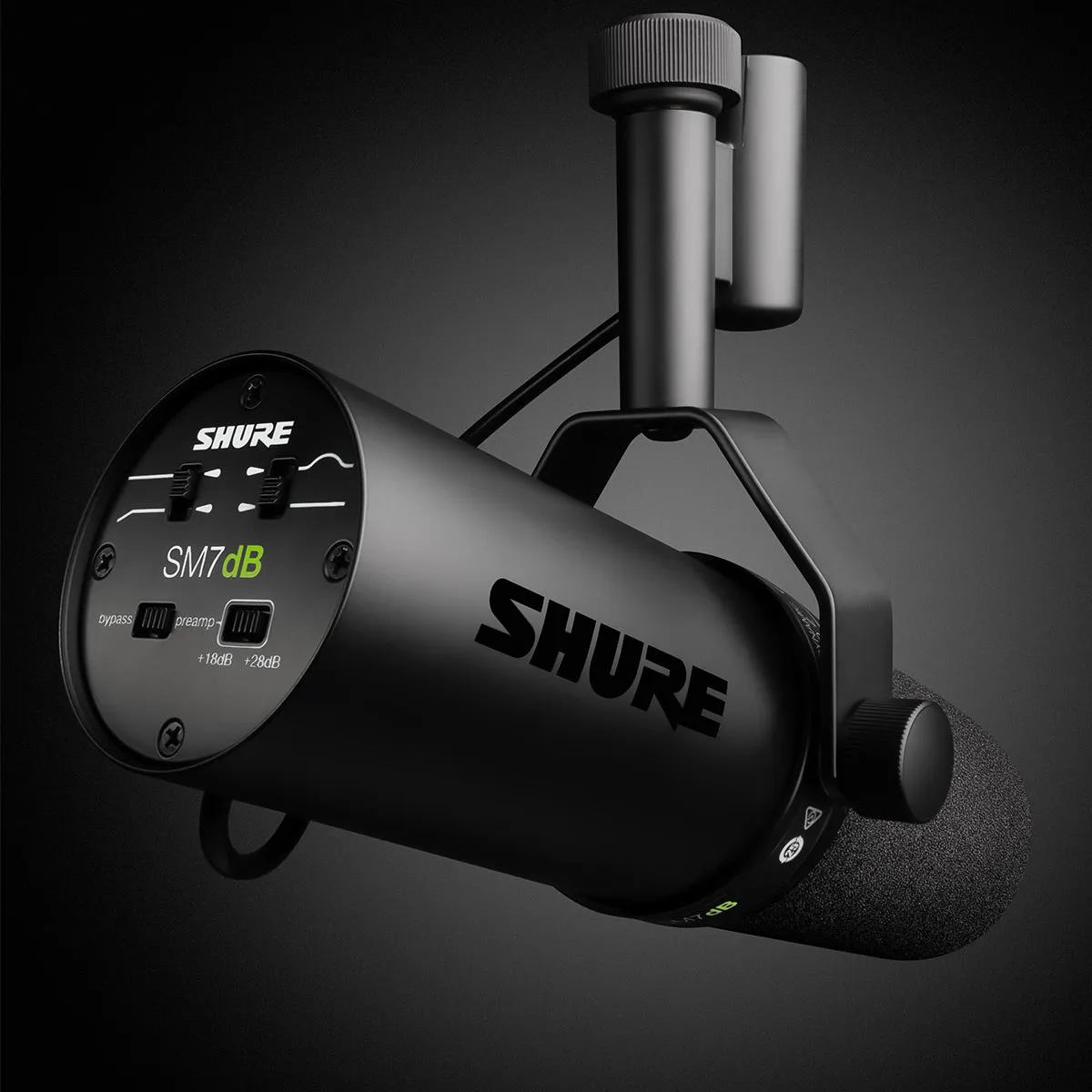 Shure SM7dB Cardioid Dynamic Vocal Microphone with Built-In Active Preamp