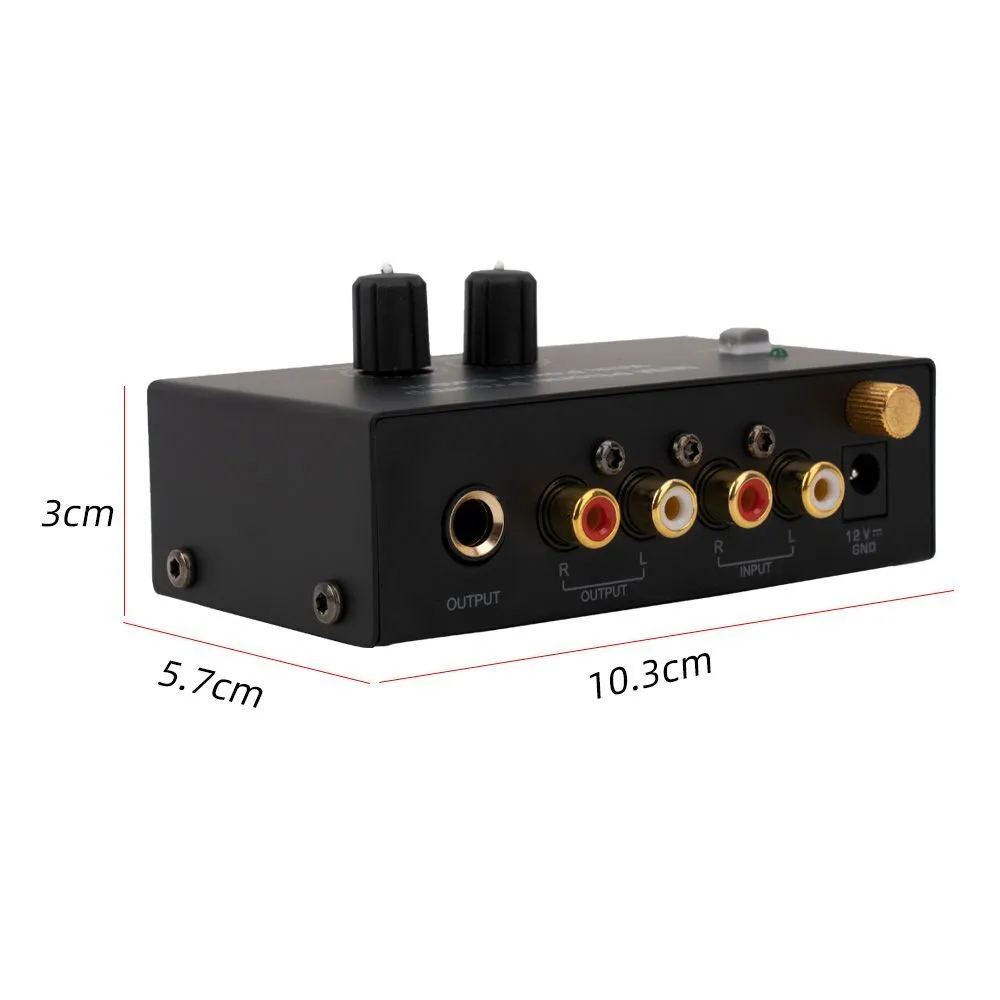 Silcron Compact Professional Phono & Microphone Preamp