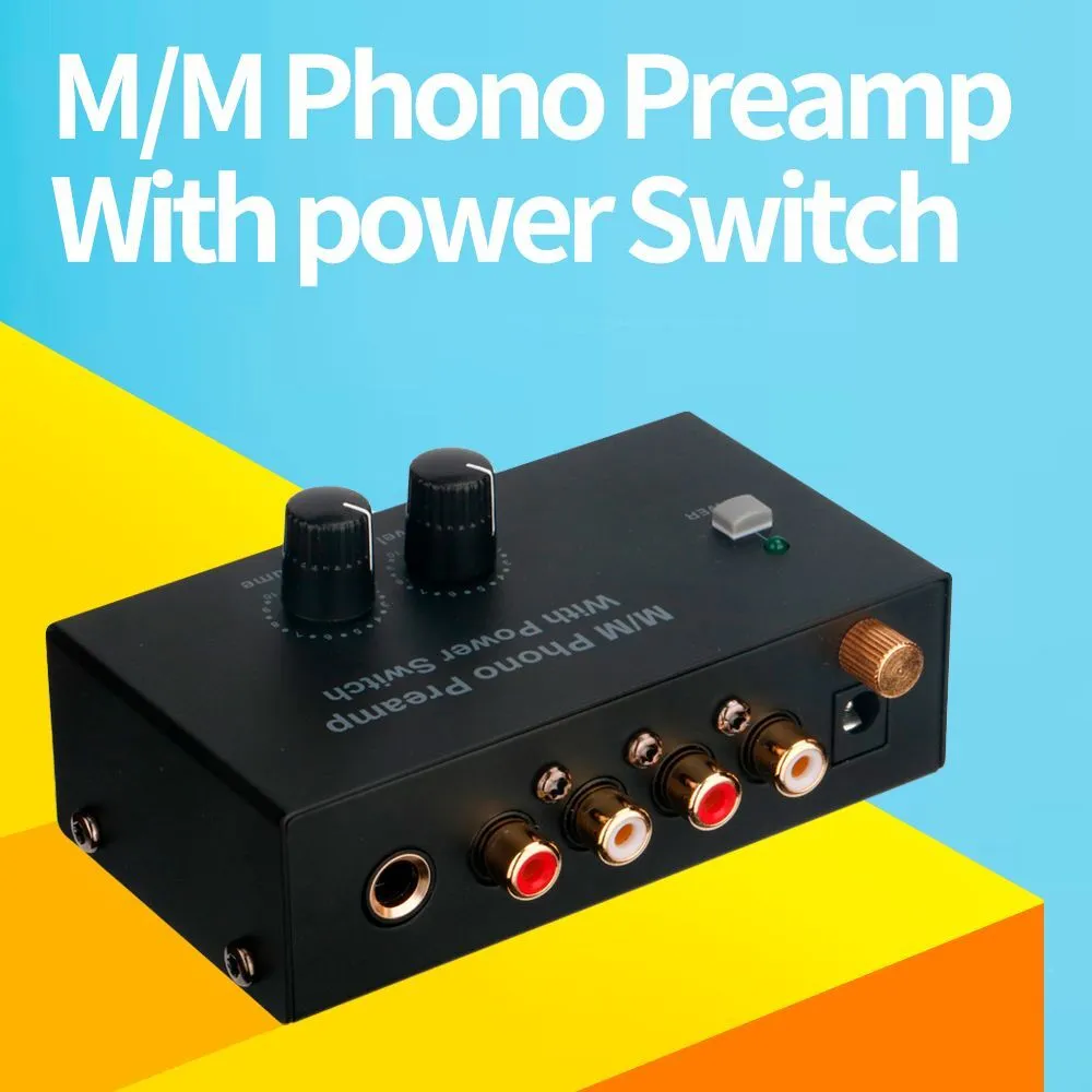 Silcron Compact Professional Phono & Microphone Preamp