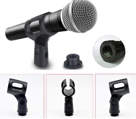Skywin Goose Neck Mic Holder - Desk Mic Stand and Desktop Mic Stand with Secure and Strong Mic Support, Adjustable Position for Various Uses