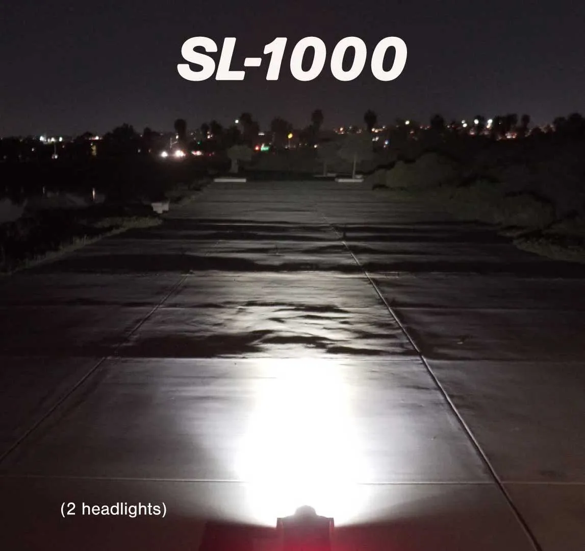 SL-1000  Headlights & SL-R1  Brake Lights Skateboard Bundle