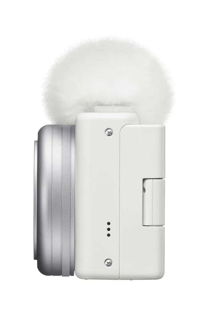 Sony ZV-1F Vlog Camera For Content Creators and Vloggers (White)