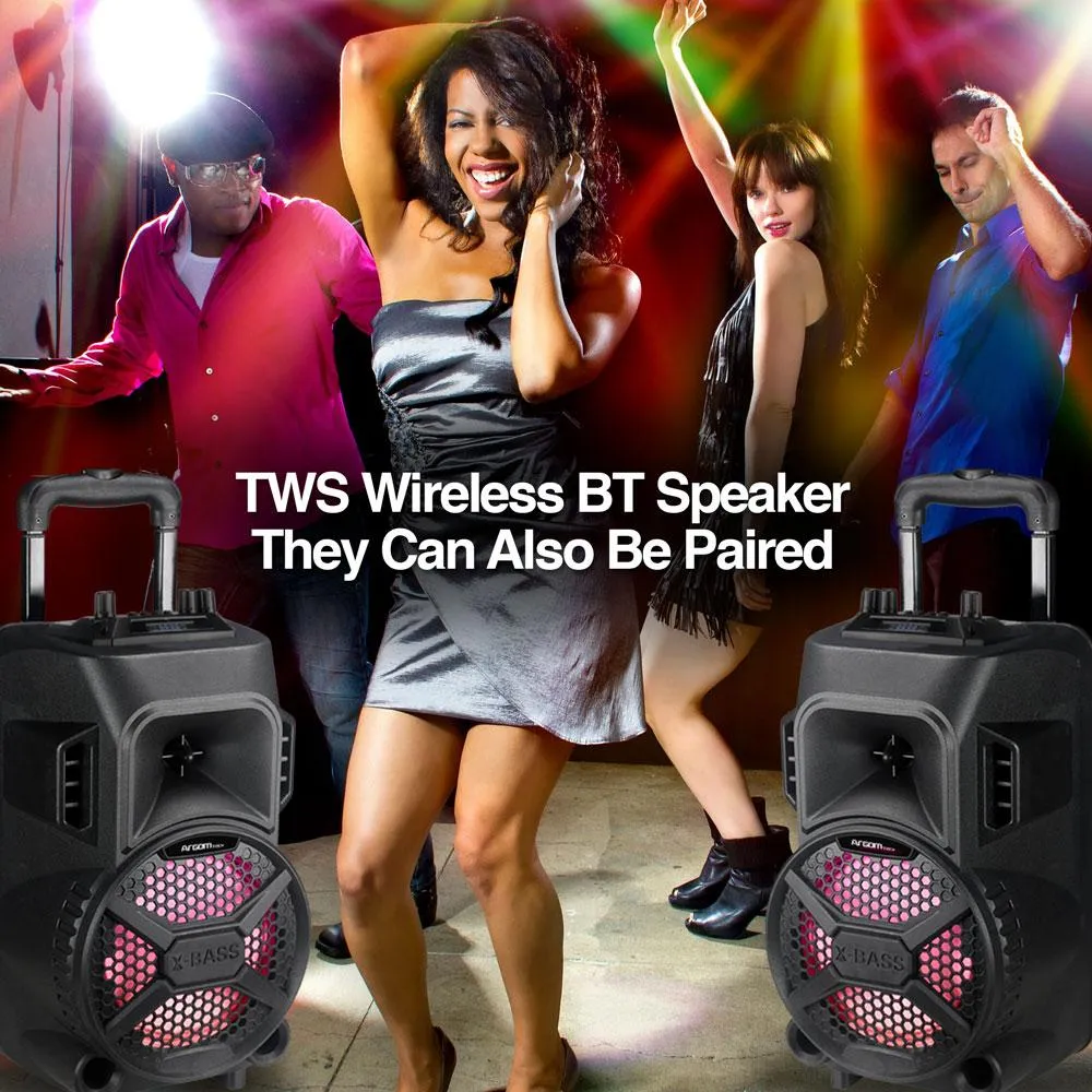 SOUNDBASH 78 BT TROLLEY SPEAKER WITH LED LIGHTS