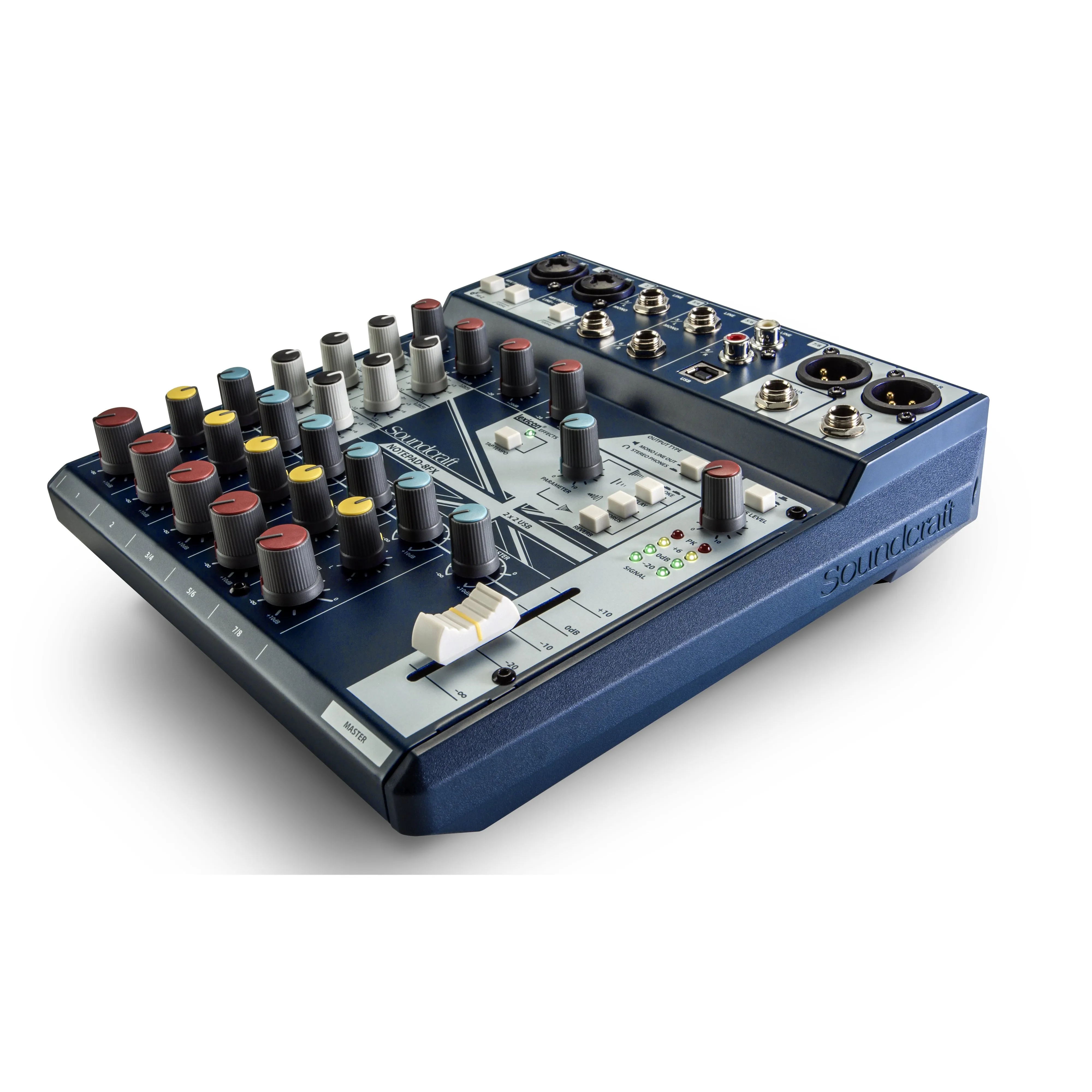 Soundcraft NOTEPAD-8FX Small-format Analog MIxer w/ Effects, USB