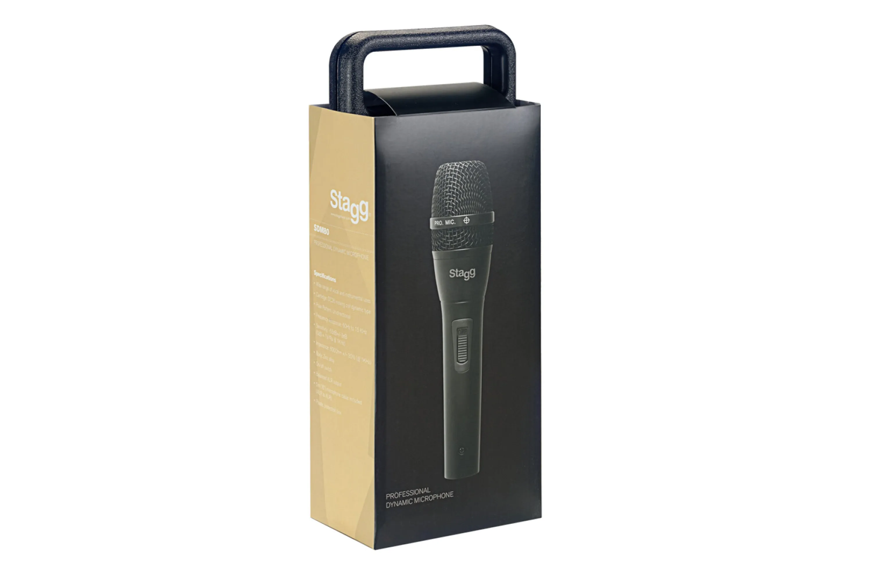 Stagg SDM80 Professional Cardioid Dynamic Microphone - DC26 Cartridge