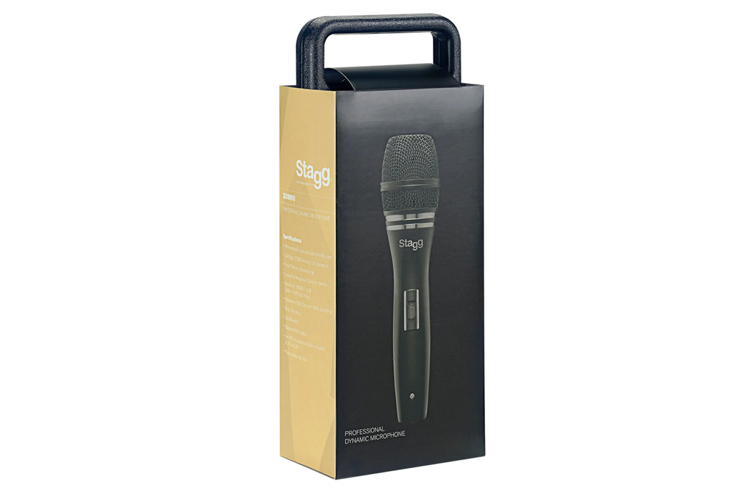 Stagg SDM90 Professional Cardioid Dynamic Microphone - DC90 Cartridge