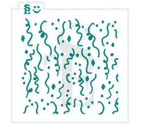 Streamers and Confetti SE Stencil