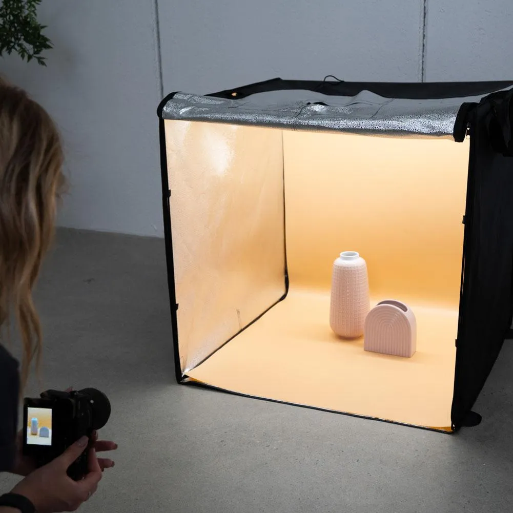 'STUDIO PAL' Foldable Product Photography LED Lighting Box 80cm (DEMO STOCK)