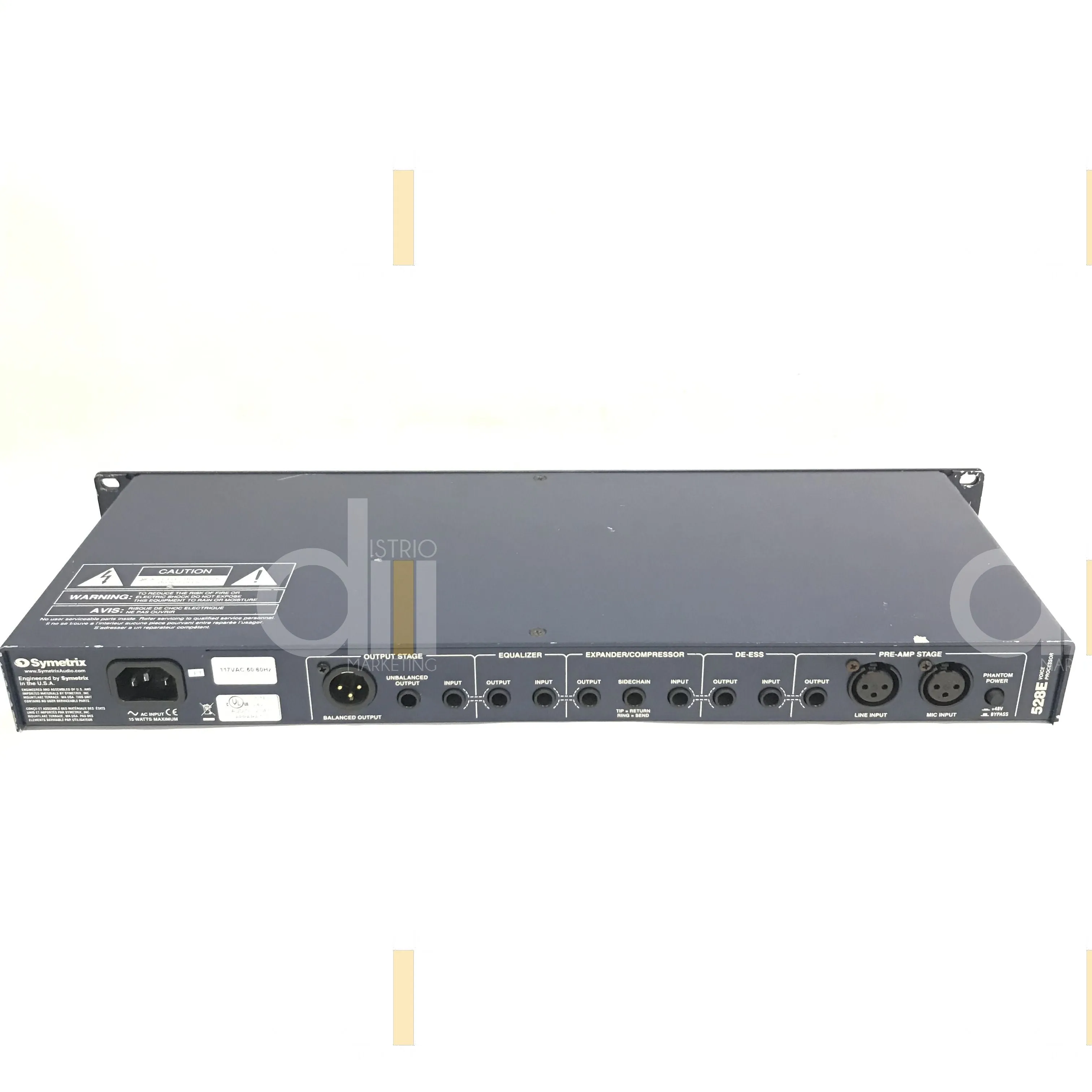 Symetrix 528E Single Channel Voice Processor Microphone Preamp - USED