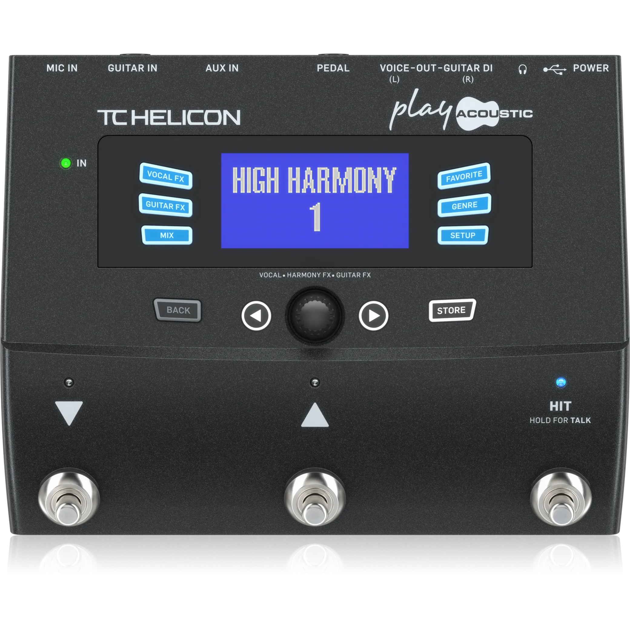 TC Helicon Play Acoustic Vocal And Acoustic Guitar Effects Processor