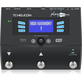 TC Helicon Play Acoustic Vocal And Acoustic Guitar Effects Processor