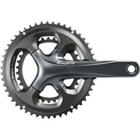 Tiagra FC-4700 Bicycle Crankset - 170mm, 10-Speed, 52/36t, 110 Asymmetric BCD, Hollowtech II Spindle Interface, Gray