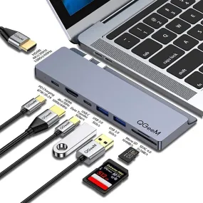 USB C Hub for MacBook Pro,QGeeM 8 in 1 Mabook Pro Docking Station