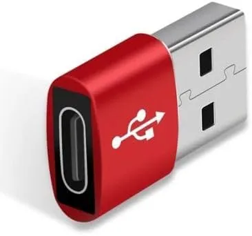 USB Male to Type C Female, USB to TYPE-C Charger Converter