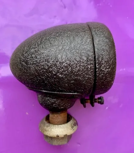 Vintage Bullet Microphone Metal Case