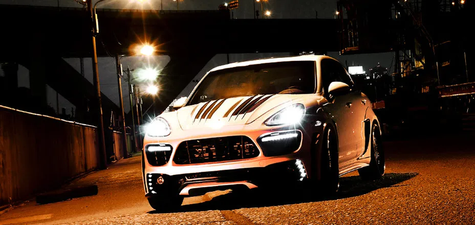 Wald for Porsche Cayenne 958 Sports Line Black Bison Widebody Kit