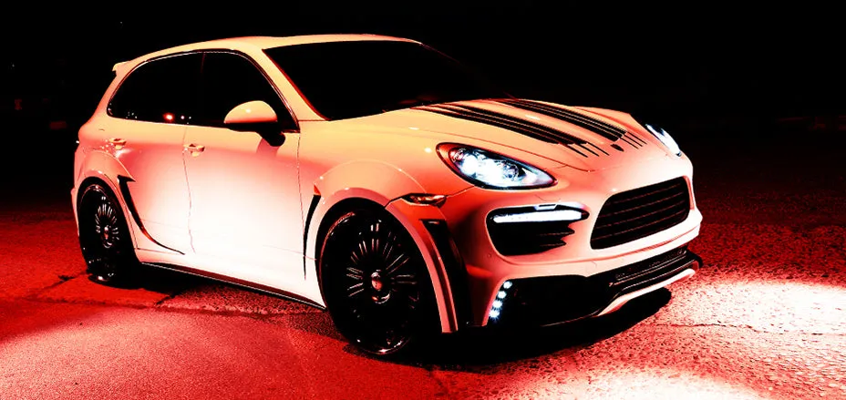 Wald for Porsche Cayenne 958 Sports Line Black Bison Widebody Kit