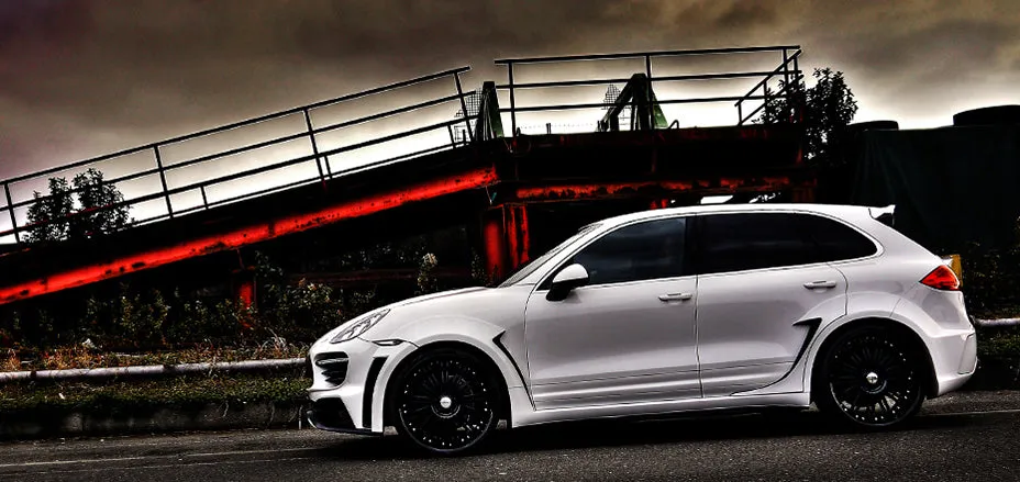 Wald for Porsche Cayenne 958 Sports Line Black Bison Widebody Kit