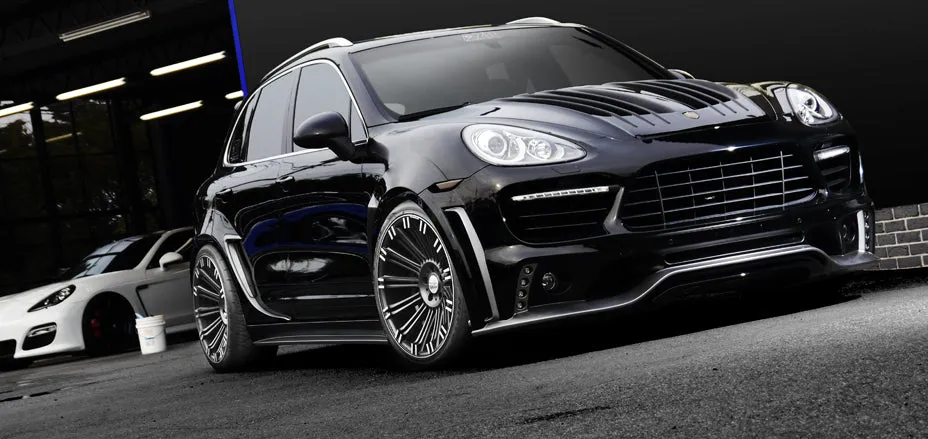 Wald for Porsche Cayenne 958 Sports Line Black Bison Widebody Kit