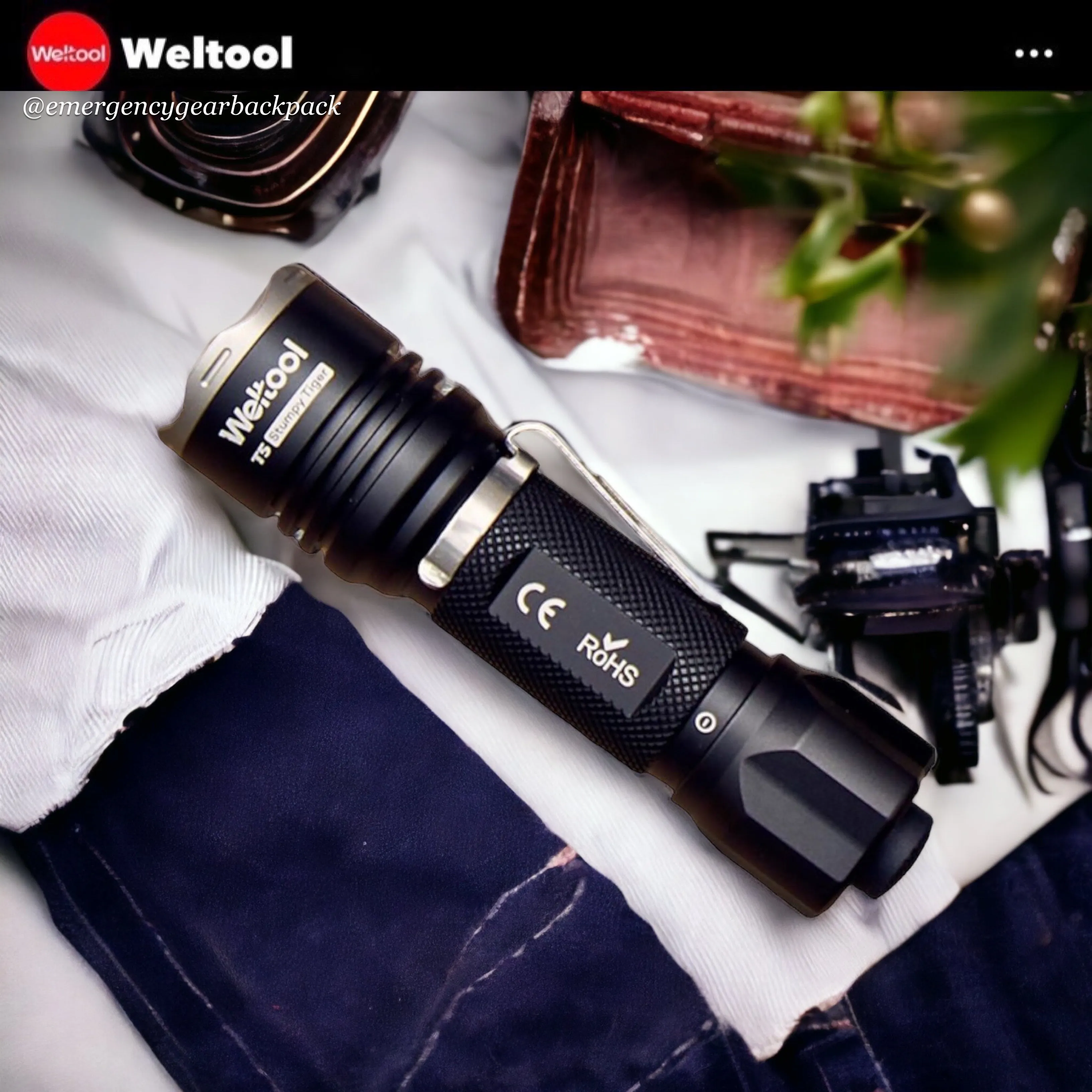 Weltool T5 420LMS 191M Compact Tactical Flashlight