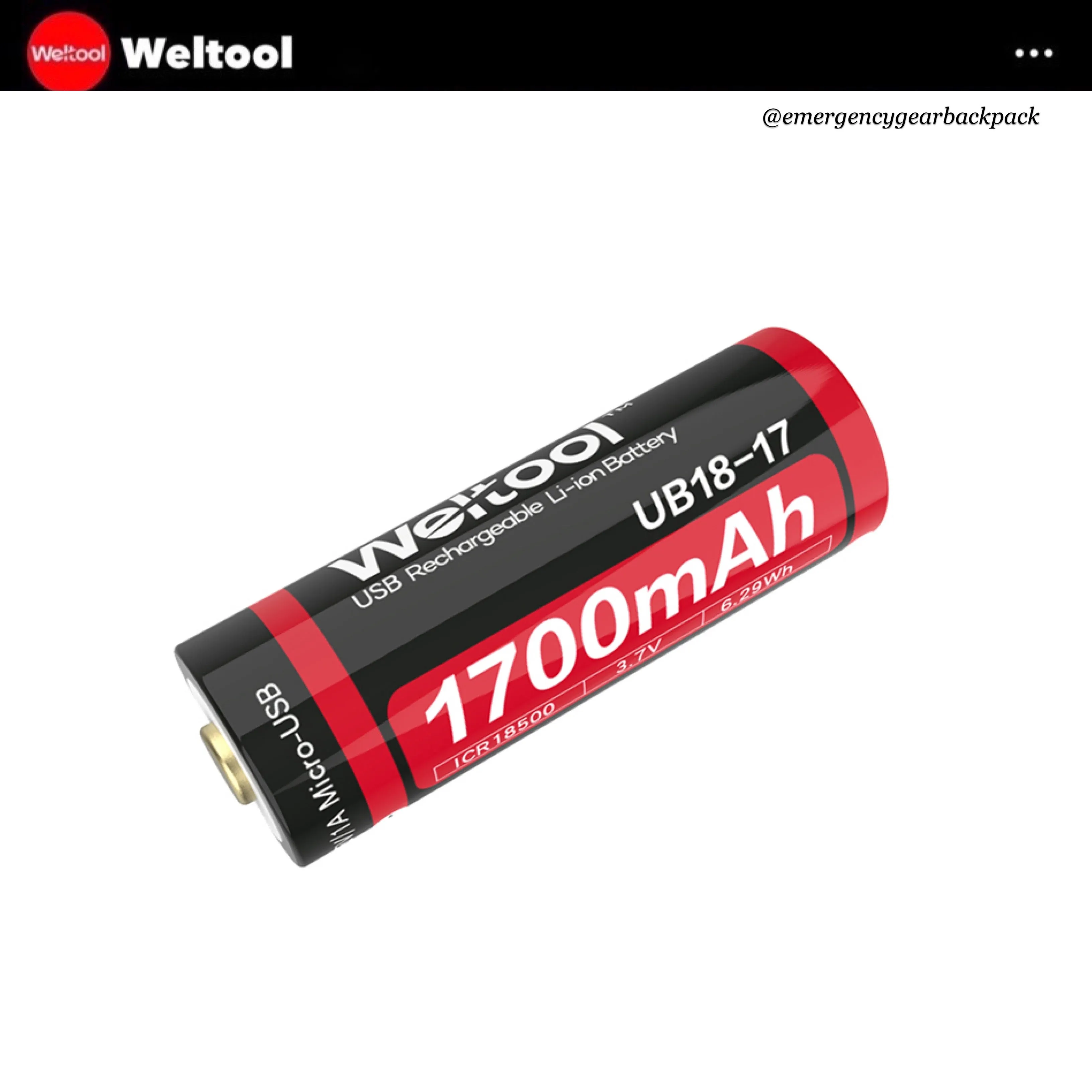 Weltool T5 420LMS 191M Compact Tactical Flashlight