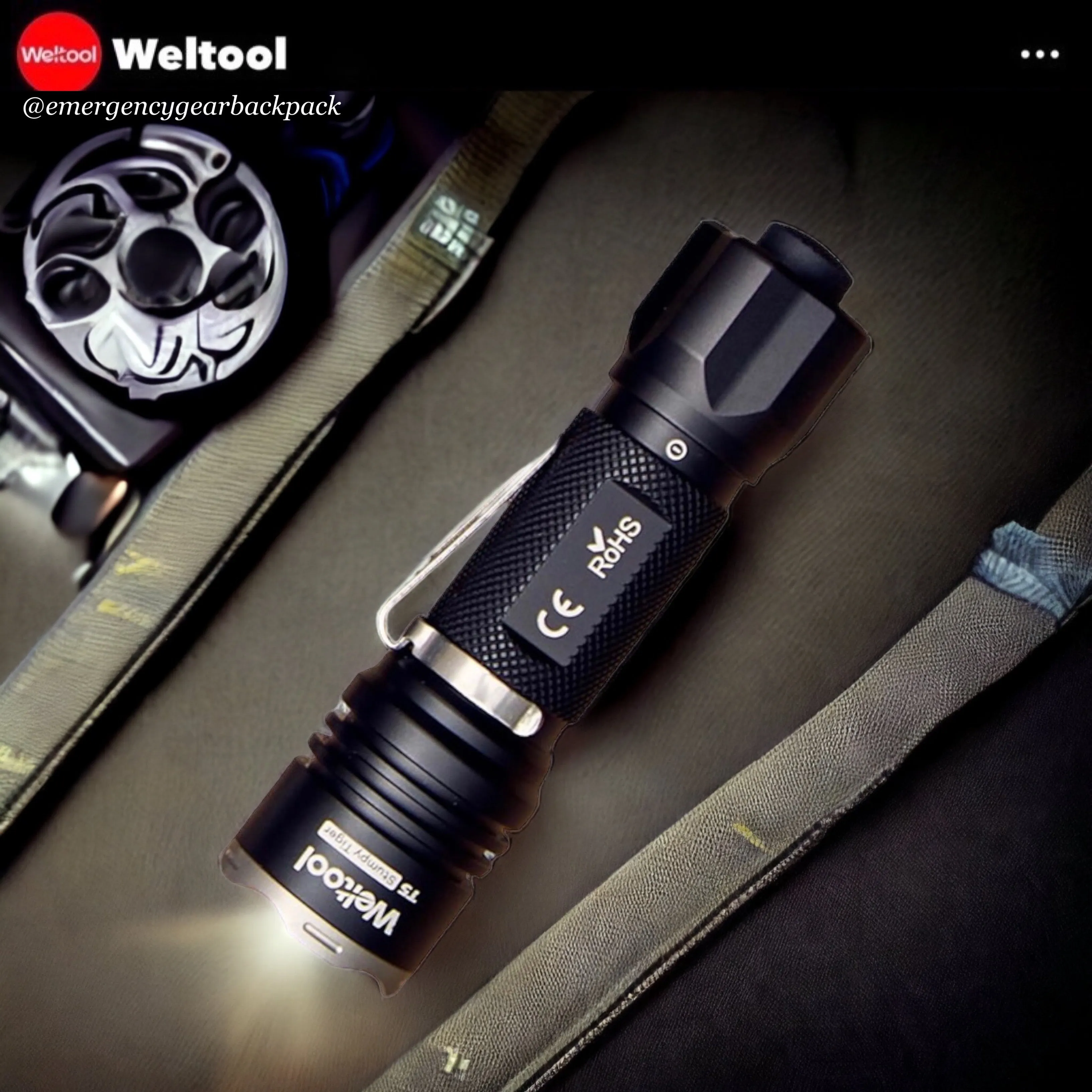 Weltool T5 420LMS 191M Compact Tactical Flashlight