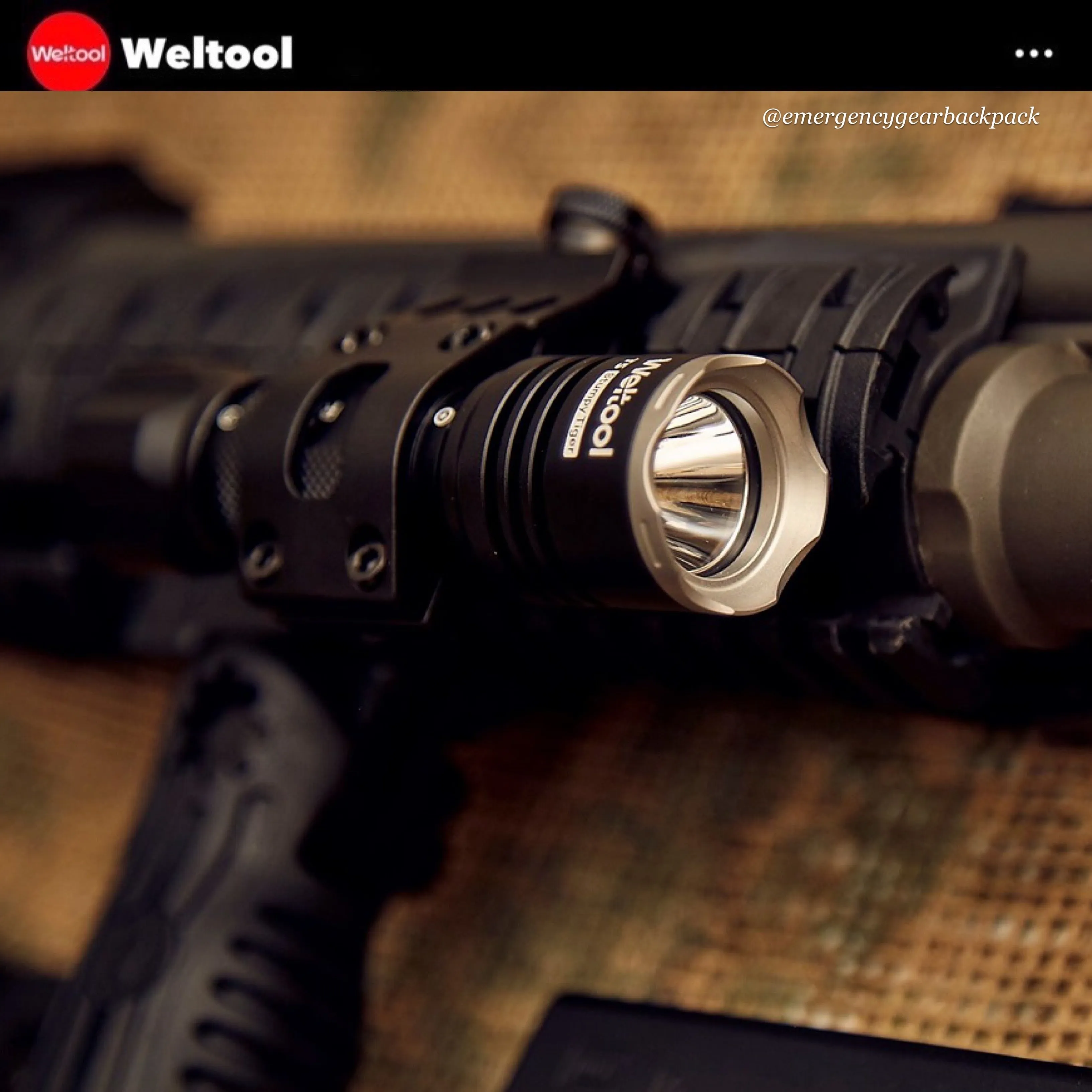 Weltool T5 420LMS 191M Compact Tactical Flashlight