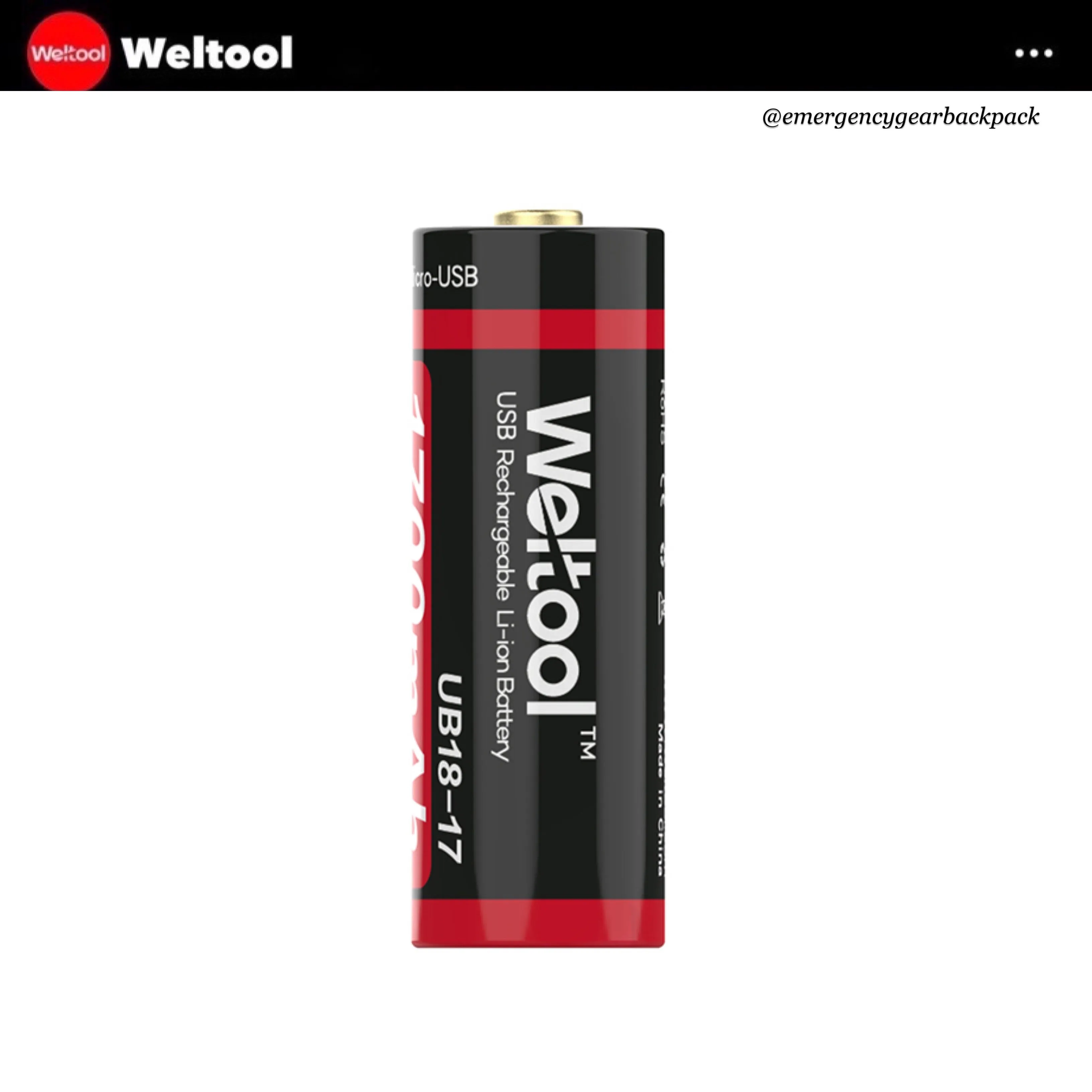 Weltool T5 420LMS 191M Compact Tactical Flashlight