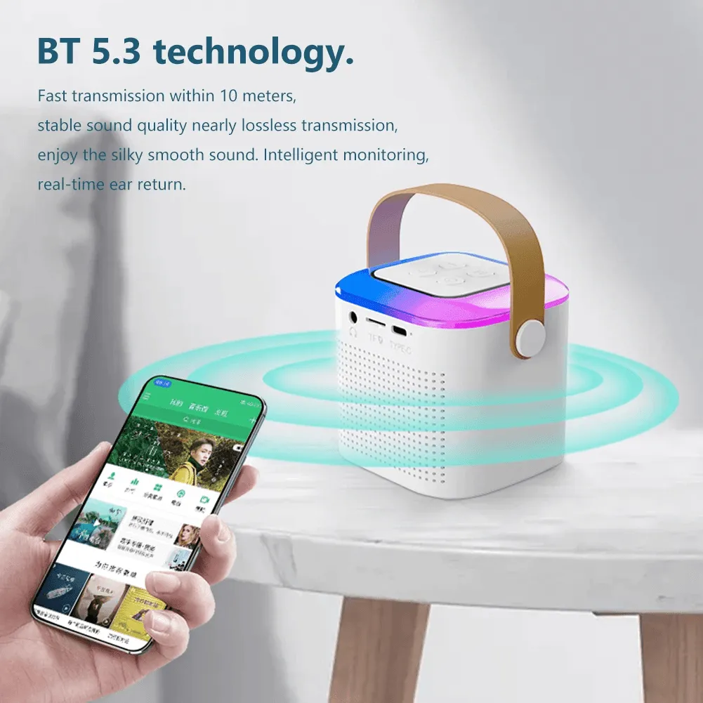 Wireless Portable Karaoke Machine With Microphone