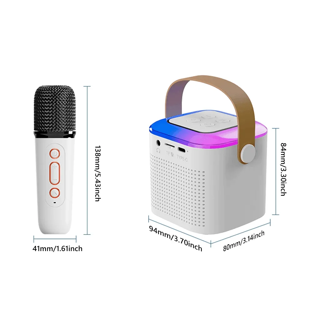 Wireless Portable Karaoke Machine With Microphone
