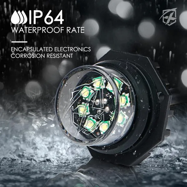 Xprite Conceal Series LED Hide-A-Way Emergency Strobe Light - White / White-Amber / Amber