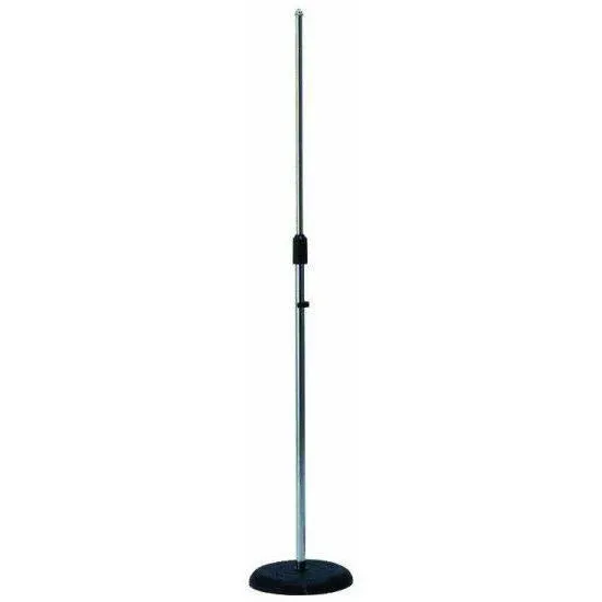 XTREME Round Cast Base Mic Stand - Chrome