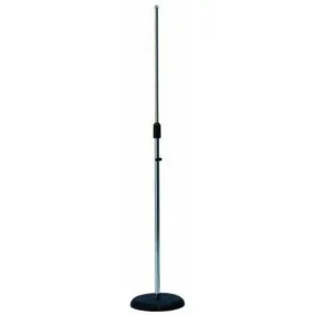 XTREME Round Cast Base Mic Stand - Chrome