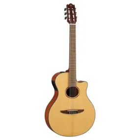 Yamaha APX600 Matte Thin-Line Acoustic Guitar w/ Cutaway & Pickup (Natural Satin)